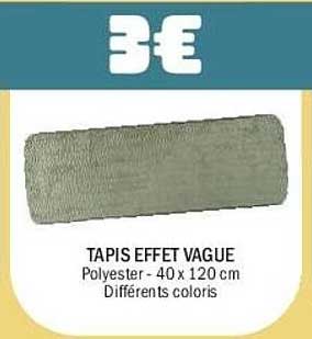 TAPIS EFFET VAGUE