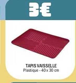 TAPIS VAISSELLE
