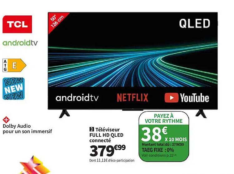Téléviseur FULL HD QLED connecté