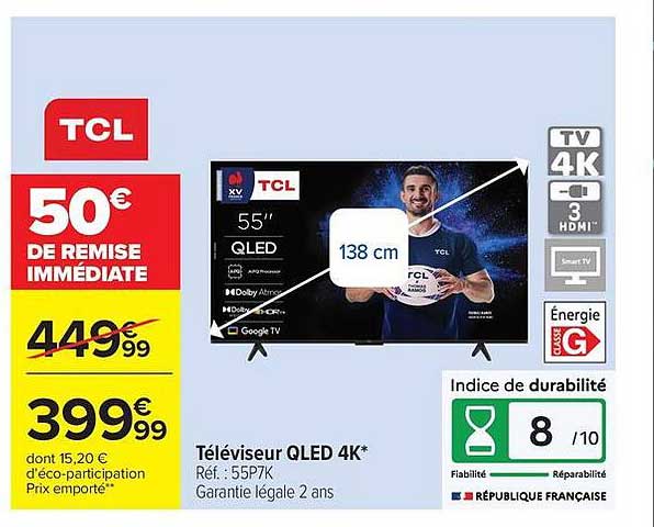 Téléviseur QLED 4K*