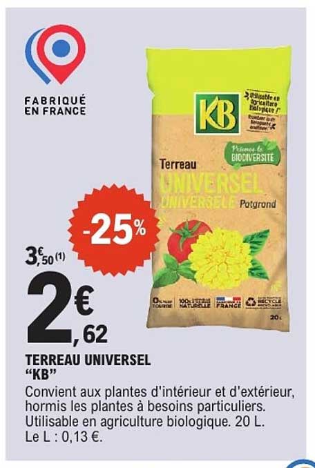 TERREAU UNIVERSEL “KB”