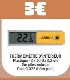 THERMOMÈTRE D'INTÉRIEUR