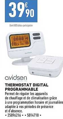 THERMOSTAT DIGITAL PROGRAMMABLE