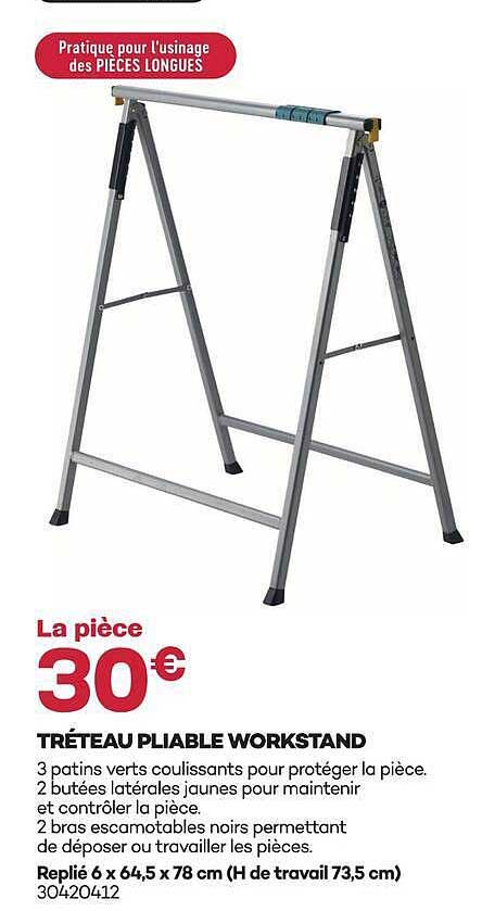TRÉTEAU PLIABLE WORKSTAND
