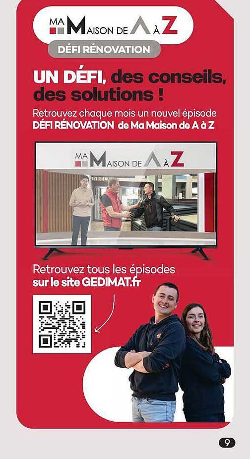 UN DÉFI, des conseils, des solutions !