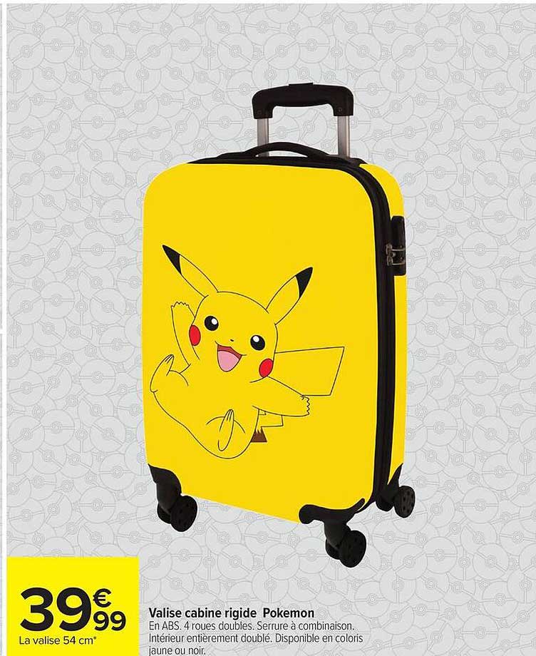 Valise cabine rigide Pokemon
