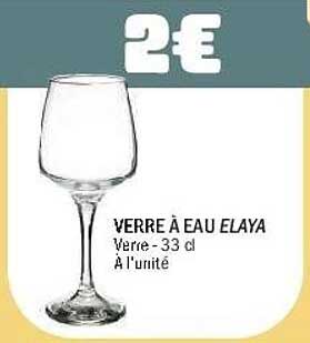 VERRE À EAU ELAYA