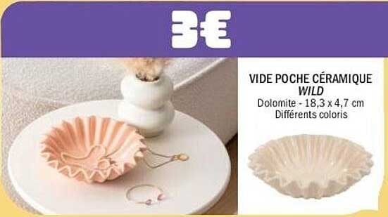 VIDE POCHE CÉRAMIQUE WILD