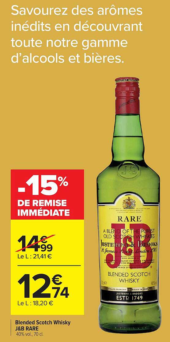 -15% DE REMISE IMMÉDIATE