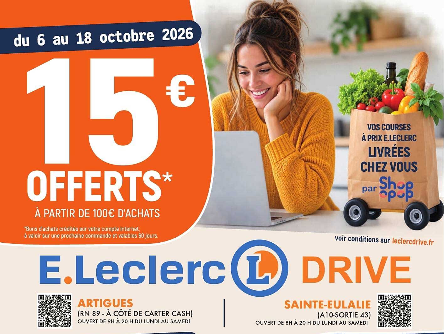 15 € OFFERTS*