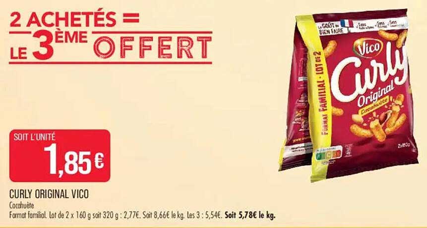 2 ACHETÉS = LE 3ÈME OFFERT