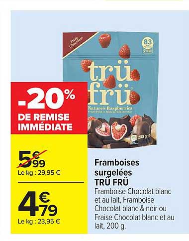 -20% DE REMISE IMMÉDIATE