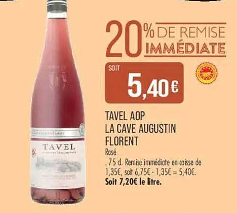 20% DE REMISE IMMÉDIATE