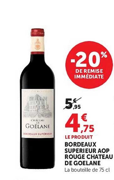 -20% DE REMISE IMMÉDIATE
