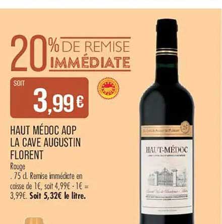 20% DE REMISE IMMÉDIATE