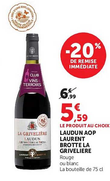 -20% DE REMISE IMMÉDIATE