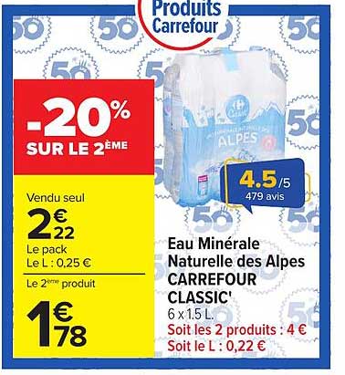 -20% SUR LE 2ÈME