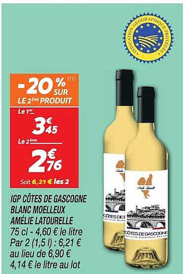 -20 % sur le 2ème produit