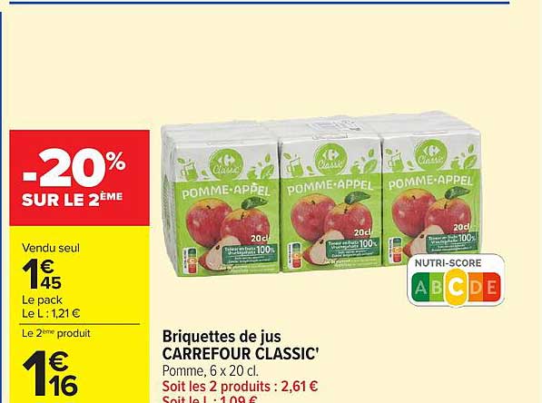 -20% SUR LE 2ÈME