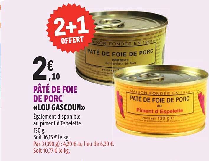 2+1 OFFERT