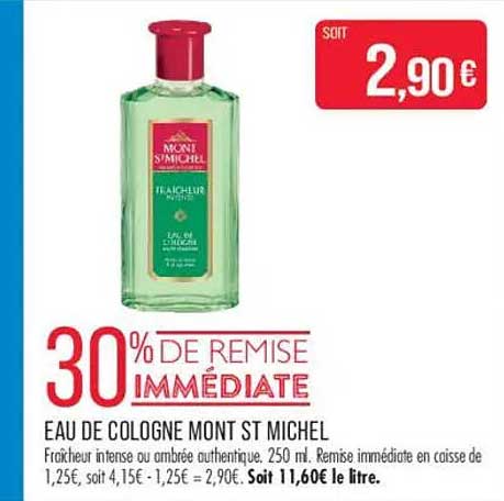 30% DE REMISE IMMÉDIATE
