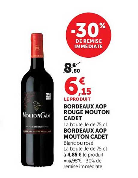 -30% DE REMISE IMMÉDIATE