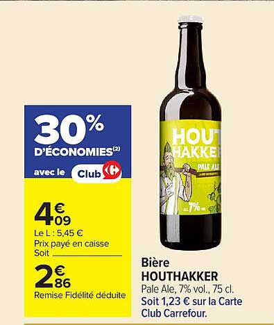 30% D’ÉCONOMIES avec le Club