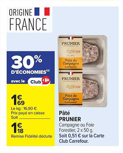 30% D’ÉCONOMIES avec le Club Carrefour