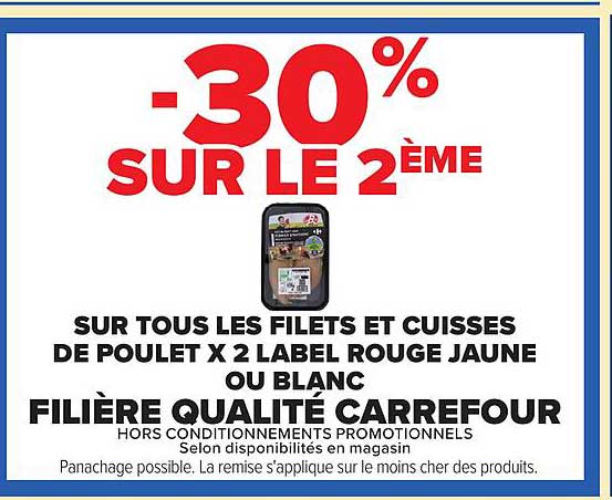 -30% SUR LE 2ÈME