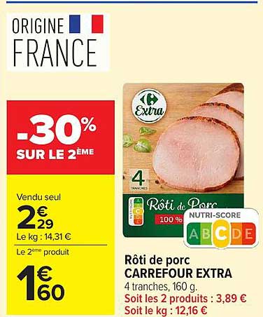 -30% SUR LE 2ÈME