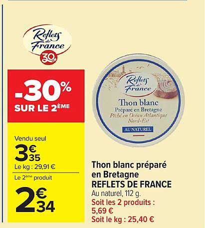 -30% SUR LE 2ÈME