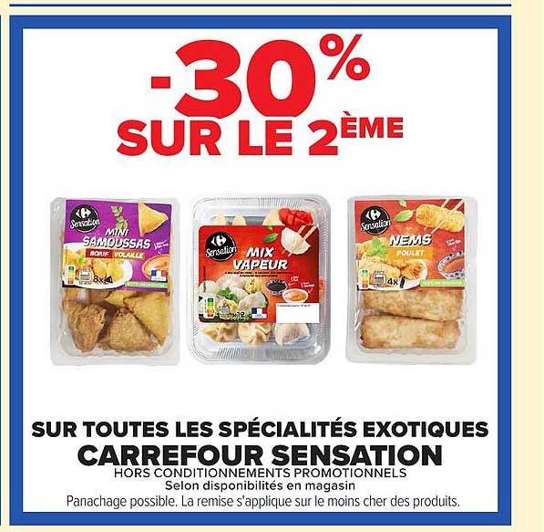 -30% SUR LE 2ÈME