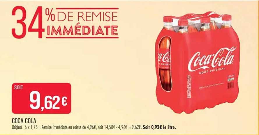 34% DE REMISE IMMÉDIATE