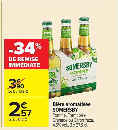 -34% DE REMISE IMMÉDIATE