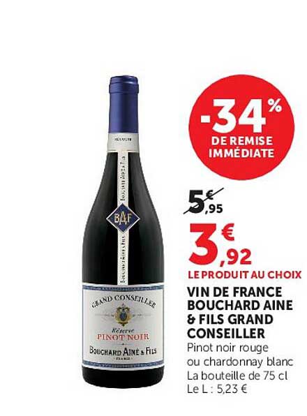 -34% DE REMISE IMMÉDIATE
