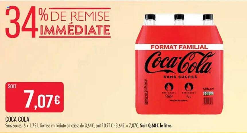 34% DE REMISE IMMÉDIATE