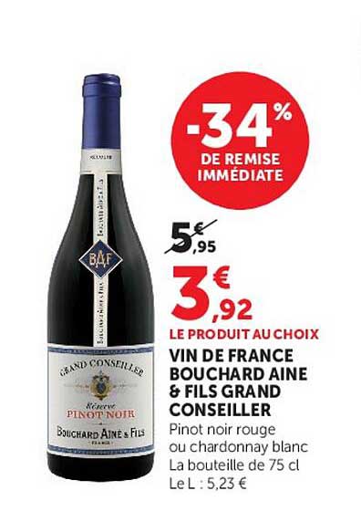 -34% DE REMISE IMMÉDIATE