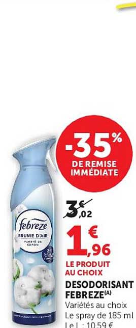 -35% DE REMISE IMMÉDIATE