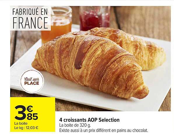 4 croissants AOP Selection