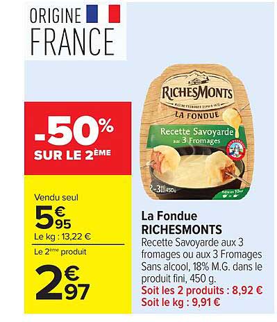 -50% SUR LE 2ÈME