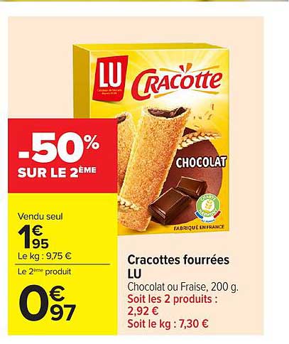 -50% SUR LE 2ÈME