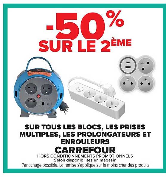 -50% SUR LE 2ÈME