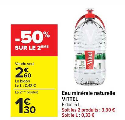 -50% SUR LE 2ÈME