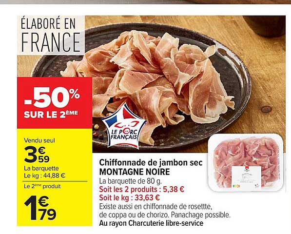 -50% SUR LE 2ÈME
