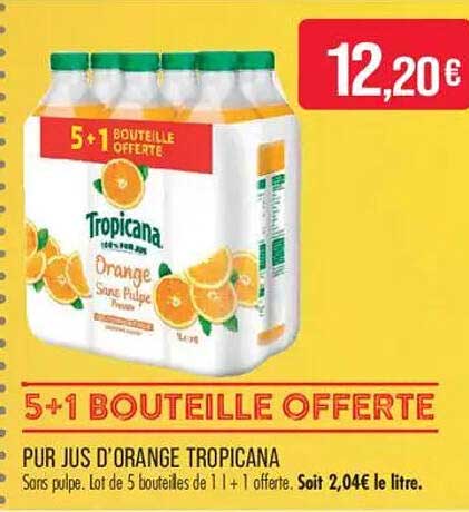 5+1 BOUTEILLE OFFERTE