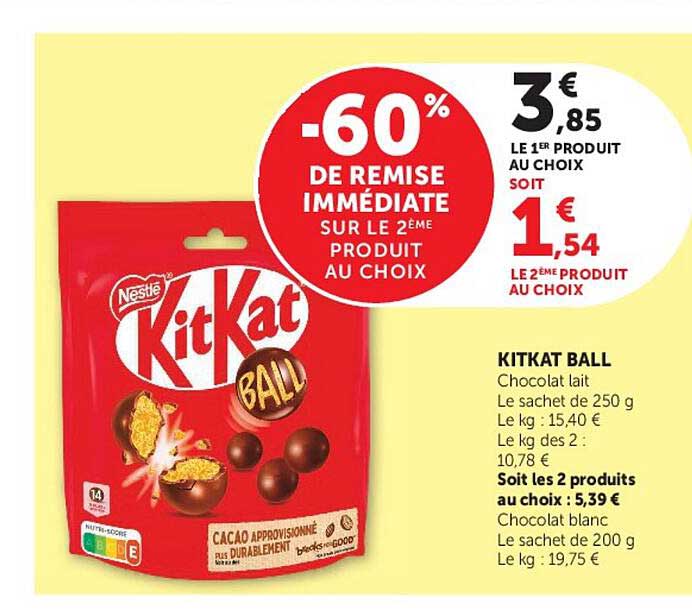 -60% DE REMISE IMMÉDIATE SUR LE 2ÈME PRODUIT AU CHOIX