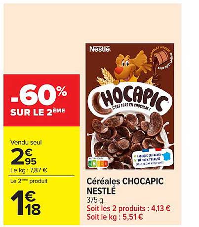 -60% SUR LE 2ÈME