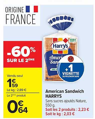 -60% SUR LE 2ÈME