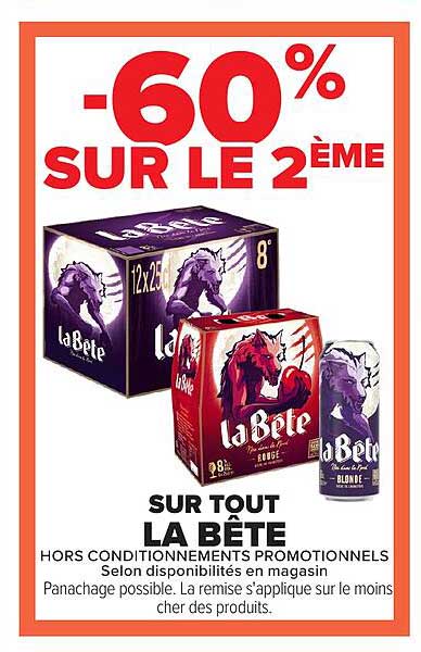 -60% SUR LE 2ÈME