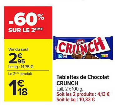 -60% SUR LE 2ÈME
